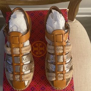 Tory Burch Platform Espadrille Sandal